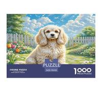 Toy Long-Haired Eared Dog Puzzle 1000 Pièces Cadeau Unique Jeu Éducatif Défi Jouet À De Qualité Supérieure Peinture Art pour Adultes Et Enfants 70x50cm/1000pcs
