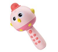 Toy Microphone - 2 in 1 Chicken Shape Portable Speaker, Music Player with Rechargeable Battery and LED Lights, Fun Interactive Microphone, Kid-Friendly Music Toy for Boys Girls