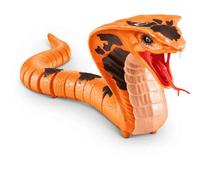 ZURU Serpent robotisé Robo Alive Cobra Real – mouvement sinueux, langue mobile – Orange G