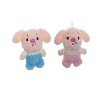 Toy Porte-clés cochon en peluche (piglet) - XLP00613 - 12 cm - 20 modèles expédiés aléatoirement
