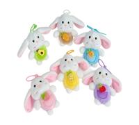 Toy Porte-clés Lapin Fruits XLP00834 - 11 cm - Lot de 20 (style aléatoire)
