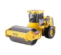 Toy rouleau de route de simulation - camion à vapeur à vapeur d'ingénierie moulée pour les | Modèle de véhicules de construction de villes élevés | Road Planer jouet pour garçons et filles âgé