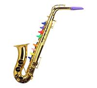Toy Saxophone - ABS, 5,12 x 3,74 x 14,17 po Instrument Musical pour -Friendly | Lightweight Durable Play Saxophone, Toy Wind Instrument for Children, Beginners, Music Learning, Parties
