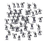 Toy Soldiers, 100 Piece Mini Soldier Figures, Ancient Miniature Model Statues For Board Games, Cake Decorations, Educational Projects, Party Favors, School Displays, Perfect For Boys & Girls