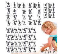 Toy Soldiers Set - 100 Piece Ancient Model Statues, Pretend Play Figures | Toy Soldiers 100X Ancient Model Statues Pretend Play Educational | Mini Figurines Boys Girls Projects Cake Decorations Party