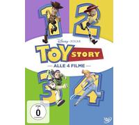 Toy Story 1-4 – Tom Hanks, Tim Allen, Josh Cooley, John Lasseter – DVD – Disney