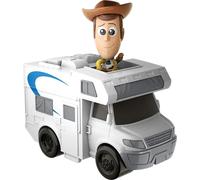 Pixar Disney Pixar Toy Story 4, mini-figurine Woody avec véhicule RV, jouet miniature pour enfant, GCY61