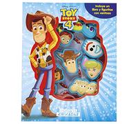 Toy Story 4. Historias animadas: Incluye un libro y figuritas con ventosa