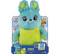 Toy Story 4 Lansay Bunny Peluche Électronique 40 cm - Peluche Interactif Tout Doux avec Sons - Fonctionne avec 2 Piles LR06 Incluses - License Officiel Disney Pixar - Dès 4 Ans