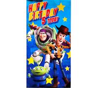 Toy Story 5 - Motif étoilé - Carte de voeux, Joyeux Anniversaire - Carton SG32999 (Taille unique) (Bleu/Coloré)