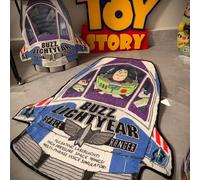 Toy Story Buzz Lightyear tapis en peluche dessin animé Buzz Lightyear vaisseau spatial tapis enfants chambre tapis décoratif décor à la maison A