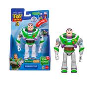 Mattel Figurine articulée Buzz l'Éclair de 17 cm Issue de Toy Story 5, avec répliques et Sons