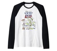 Toy Story Group Doodle Manche Raglan