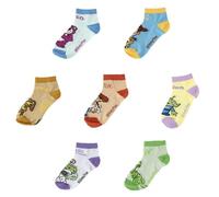 Toy Story Lot de chaussettes de cheville pour un usage quotidien et le sport - Lot de chaussettes douces et respirantes pour chaussures et chaussures décontractées, multicolore, 31-34