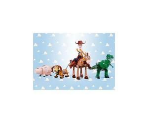 Toy Story pack figurines Diecast Chogokin Combination Woody Robo Sheriff Star 23 cm