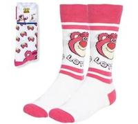 Chaussette Toy Story Blanche et Rose, 36-43 Mixte