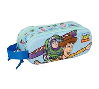 TOY STORY - Trousse double 3D, trousse pour enfant, idéale pour les enfants d'âge scolaire, confortable et polyvalente, qualité et résistance, 21 x 6 x 8 cm