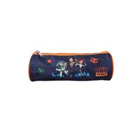 Bagtrotter Toy Story - Trousse Scolaire Ronde - Bleu/Orange - Garçon - 1 Compartiment