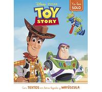 Toy Story (Ya leo solo): Con textos en letra ligada y mayúscula