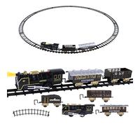 Toy Train Sets, Interactive Locomotive Metro Model with Coaches and Tracks, Fun Light and Sound Subway Set for Holiday, Birthday, and Kids Imaginative Play 11.22x12.2x2.17 inches