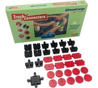 TOY2 Allround Grand Ensemble avec 33 connecteurs de Rail compatibles avec Brio &
