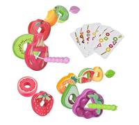 Toyage De Chaîne De Filetage | String Tileing Toy, Table Logique Give De Réflexion À La Maternelle Interaction Éducative Toy File De File Ans Le Bon Ordre En Fonction Des Cartes Ou Des Formes