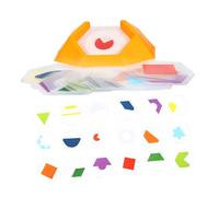 TOYANDONA 1 boîte Jeu Éducatif Puzzle Géométrique Coloré pour Garçon et Fille Développement Logique et Cognition Spatiale Défis Progressifs pour Éveil et Apprentissage Précoce