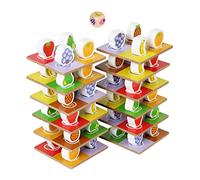 TOYANDONA 1 Ensemble Blocs de Construction Bois pour Garçon Fille Éducatif pour Développement Coordination Œil Main et Pensée