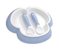 TOYANDONA 1 Ensemble Bol Cuo Bols Plateau Ustensiles Pochettes Pliables Assiette Pour Bébés Qualité Fruits Yaourt Cuillère Vaisselle Pour Tout-Petits Mangeoire Pour Bébé Sucette