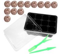 TOYANDONA 1 Ensemble Coffret de semis pour Plateaux de départ Plateau de Germination Grandir Plantation boutures Plateaux de semis Plateau de semis Plastique Black