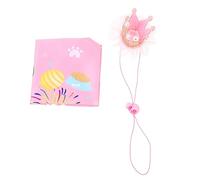 TOYANDONA 1 Ensemble De Chapeaux d'anniversaire pour Animaux De Compagnie Grand Triangle Amusant pour Les Décorations De Fête Mignonnes Écharpes pour Chien Chapeaux Joyeux Premier