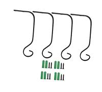 TOYANDONA 1 Ensemble De Crochets en Fer Forgé pour Pot De Fleurs Plantes Patio Panier Suspendu Décoration Jardinière Extérieur Crochets Décoratifs Support De Suspension pour Petites