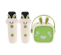 TOYANDONA 1 Ensemble de Machine de karaoké Portable sans Fil avec Microphone pour Enfants, Mini Haut-Parleur, Lecteur de karaoké pour Chanter des Histoires et raconter des Histoires au Coucher