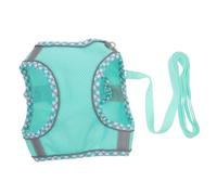 TOYANDONA 1 Ensemble Ensemble De Harnais pour Chien Accessoires Avance Mener Laisse Harnais pour Chiens De Taille Entraînement Animal De Compagnie Gilet De Chien Sky-Blue Polyester