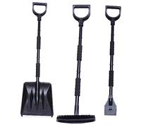 TOYANDONA 1 Ensemble Ensemble De Pelle De Neige Suppression Pelle à Neige Trousse Grattoir à Glace pour Camion Brosse à Neige De Voiture Pelleter Grattoirs à Neige Dégivrage Le Fer Noir