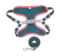 TOYANDONA 1 Ensemble Harnais Réfléchissant pour Chiens de Moyenne à avec Laisse de Gilet de Traction pour Activités Extérieures