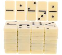 TOYANDONA 1 Ensemble Jeu de Dominos pour Adultes Ensemble Blocs de Dominos pour et Jeux Famille Activités Amusantes Intérieur et Extérieur