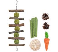 TOYANDONA 1 Ensemble Jouets à Mordre pour Animaux de Compagnie Jouets à Dents pour Hamsters et Cochons Amusants et Réducteurs Ennui