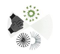 TOYANDONA 1 Ensemble Kit de Support de Ensemble de Cerceaux de Tunnel pour Protection Cultures Extérieures Structure Modulaire Durable Facile à Installer