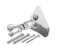 TOYANDONA 1 Ensemble Kit de Suspension pour Hamac Acier Inoxydable de Crochets de Plafond Ultra Résistants avec Système de Rotation Vis Accessoire Pratique pour Balançoire et Hamac