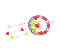 TOYANDONA 1 Ensemble Kit Diy Couronne Garçon Fille Matériaux de Fabrication Manuelle Amusants pour Fête et Développement de Motricité Fine pour Fête des Mères et Apprentissage des Petits