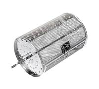 TOYANDONA 1 Ensemble Panier Acier Inoxydable Rotatif pour Frites et Légumes Accessoire de Cuisson Électrique Compact pour Four et Friteuse à Air