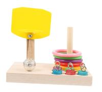 TOYANDONA 1 Ensemble Perroquet de Mini Basketball pour Entraînement Amusement Accessoire pour Cage à Oiseaux Stimule Intelligence Réduit Ennui Couleur Aléatoire