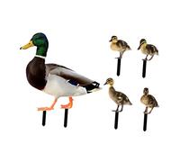 TOYANDONA 1 Ensemble Pieu Décoratif Acrylique pour Jardin de Décoration Canard et Canetons Ornements Extérieur pour Cour et Jardin Accessoire Durable pour Aménagement Paysager