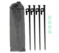 TOYANDONA 1 Ensemble Piquets de Camping avec Anneau Lumineux Ensemble de Piquets de Anneaux Lumineux de Rangement Fixation Solide et Pratique pour Tentes Résistants Aux Tempêtes