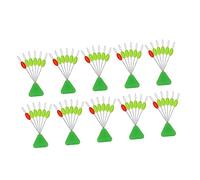 TOYANDONA 1 Jeu Accessoires De Pêche Petit Aqua Trousse Pêche À Flotteur Outil De Pêche Bouées De Signalisation De Pêche De Pêche Mousse Eva Vert 10 Pièces