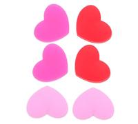 TOYANDONA 1 Jeu Amortisseur De Raquette De Tennis Absorbeurs De Raquette Ronds Amortisseur De Tennis pour Raquette Absorbeur D'amortisseur De Raquette Anuditer Cœur Gel De Silice 6 Pièces