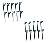 TOYANDONA 1 Jeu Arroseur pour Gazon Arroseur De Jardin Soi Petit Pelouse Arroseur Rotatif Piquet Micro-asperseur Système D'irrigation Plastique Green 10 Pièces