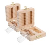 TOYANDONA 1 Jeu Boîte De Conservation Souvenir D'anniversaire De Bébé Boîtes à Souvenirs Bébé Cas Premiers Certificats De Coupe De Cheveux Souvenirs De Naissance Bébé Un Verre Beige