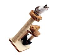 TOYANDONA 1 Jeu Cadre d'escalade Chat de Maison de poupée Jouet Chaton Jouet pour Chat Meuble Miniature Jouet Chat en Bois Mini Fournitures de Maison Meuble Mini Maison en Bois résine